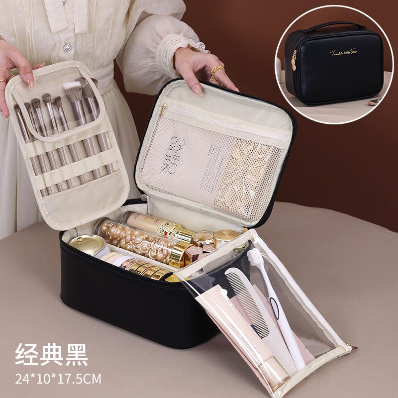Косметичка с разделами для хранения, переносная, большой емкости, высококачественная, переносная, дорожная, сумка для хранения