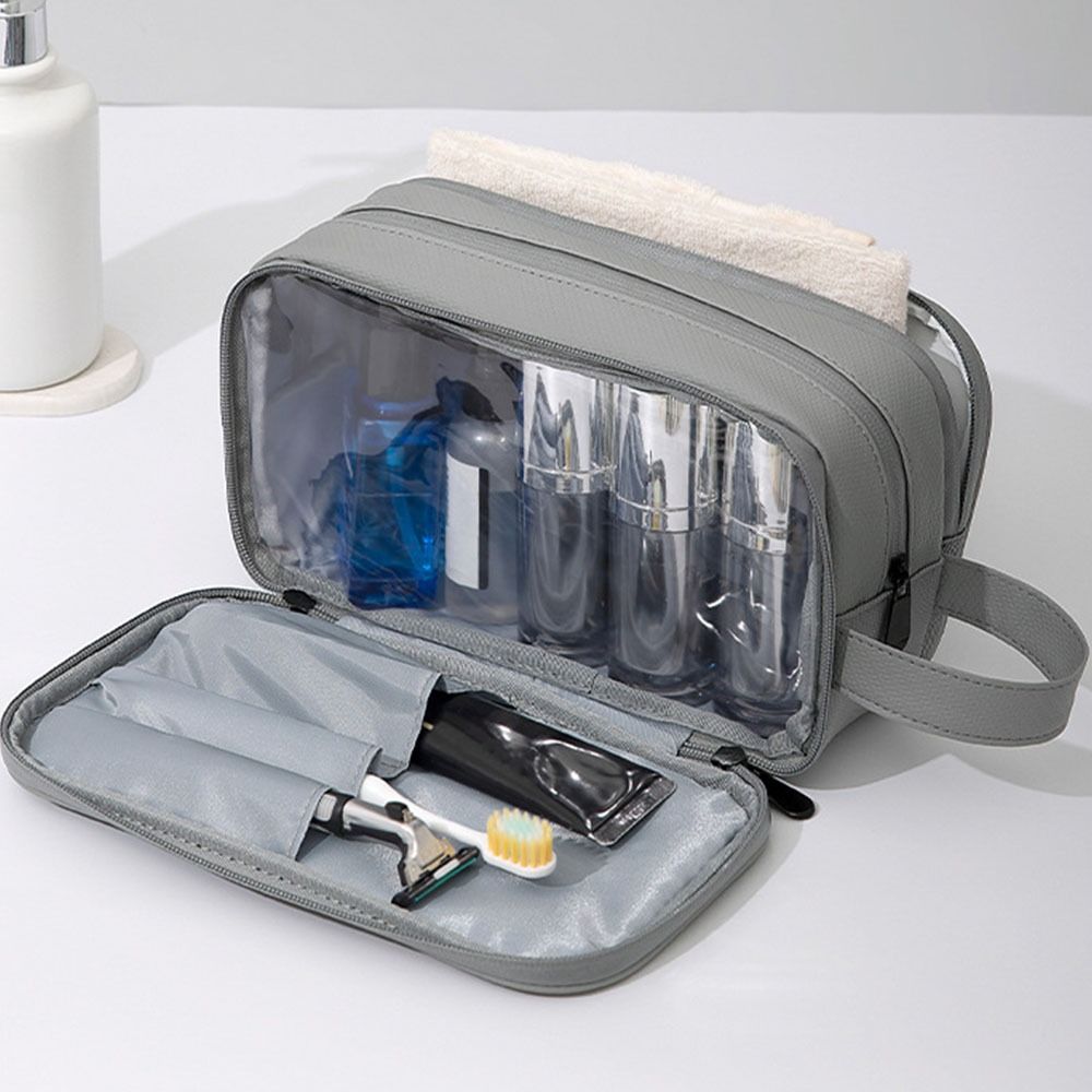 Водонепроницаемая дорожная косметичка с ручкой, переносная косметичка, переносная косметичка для ванной комнаты