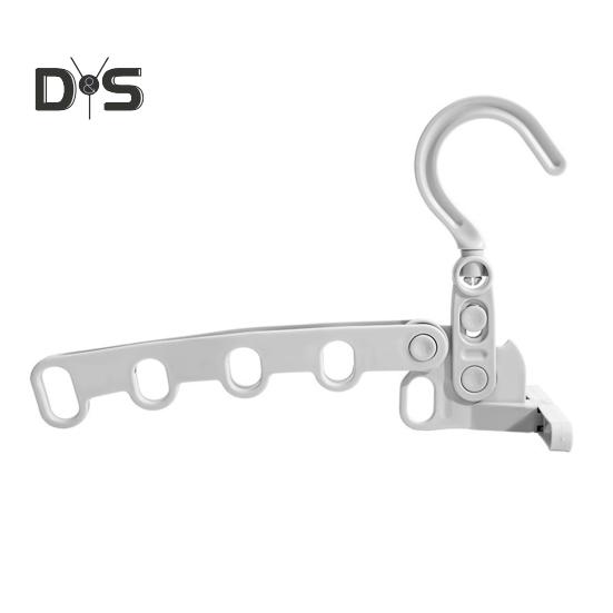 Складная вешалка для одежды, вешалка для пальто, прочная, несущая, вращающаяся на 360 градусов, переносная дорожная вешалка для одежды белый