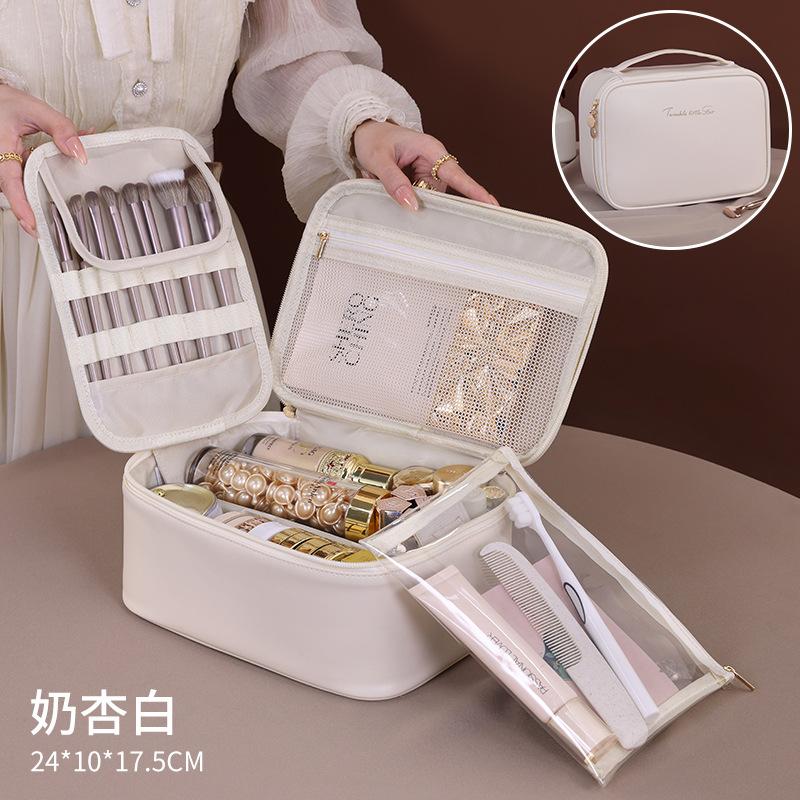 Косметичка с разделами для хранения, переносная, большой емкости, высококачественная, переносная, дорожная, сумка для хранения